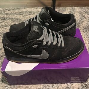 Size 12 Nike SB Dunk Low Pro Black Fog.